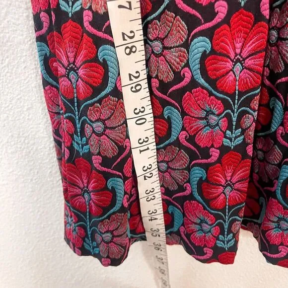 Closet London Floral Embroidered Mini Dress Size 4 - Picture 6 of 10